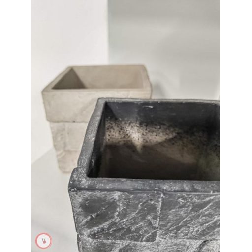 beton kocka kaspó  