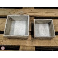 beton kocka tál 2 db szett