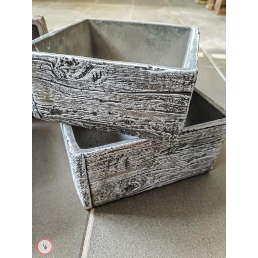 beton kocka tál 2 db szett