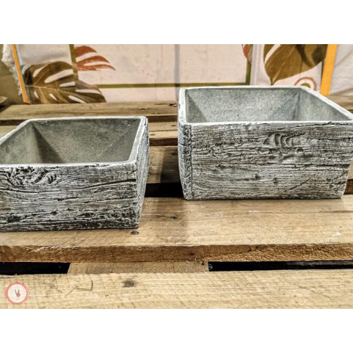 beton kocka tál 2 db szett