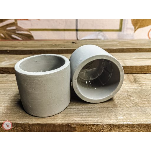beton kaspó henger 