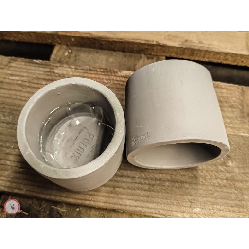 beton kaspó henger 