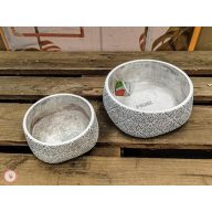 beton tál 2 féle mintával  