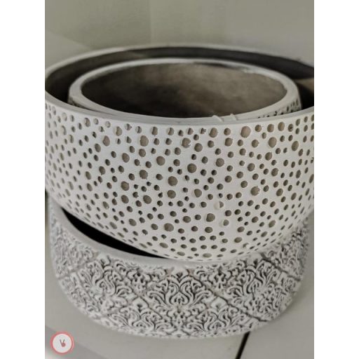 beton tál 2 féle mintával  