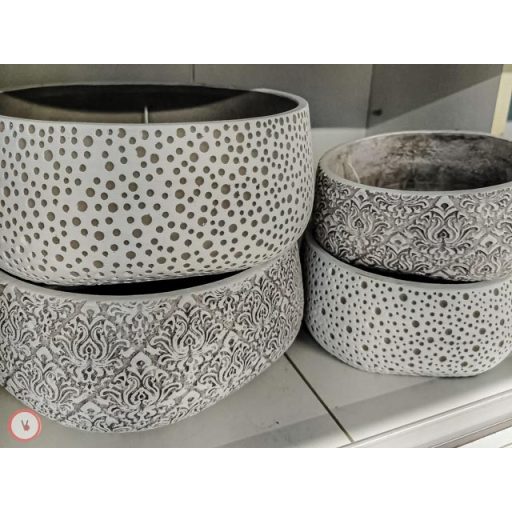 beton tál 2 féle mintával  