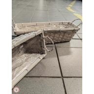 2 füles bambusz kosár  