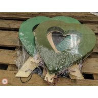 oázis szív vizes lyukas  (50 cm-es)  támasztós  