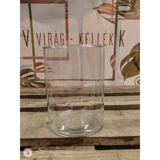 kerek üveg váza  